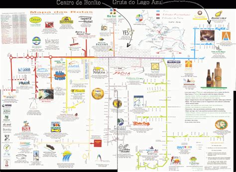 Mapas de Bonito - MS - Trilhas e Aventuras