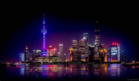 Shanghai Skyline at Night - Stunning Urban Architecture