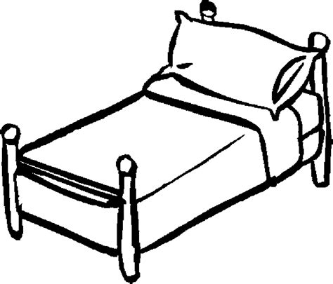 Bed #168109 (Objects) – Free Printable Coloring Pages