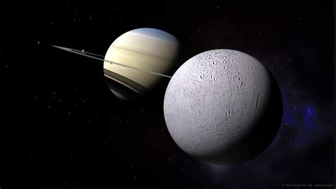 Song of Saturn and Its Moon Enceladus - Our Planet