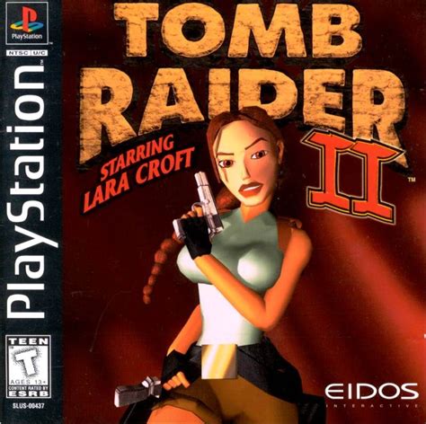 Tomb Raider II (1997) PlayStation box cover art - MobyGames