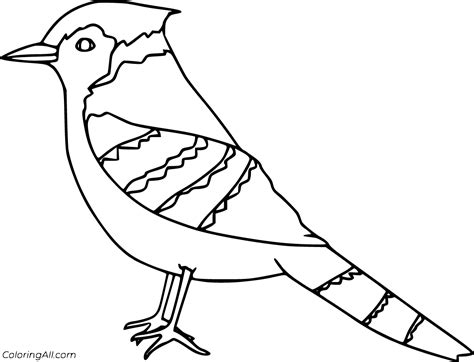 Blue Jay Coloring Pages - ColoringAll