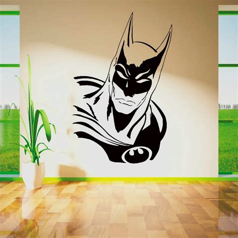 High Quality Art BATMAN SUPERHERO Vinyl Wall Sticker Fashion Kids Boys ...