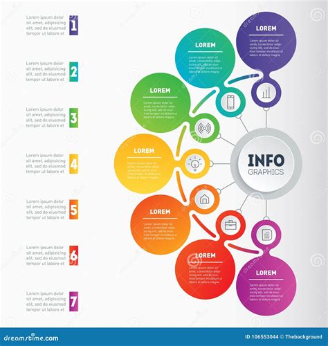 Vector Infographics Or Mind Map Of Technology Or Education Process ...