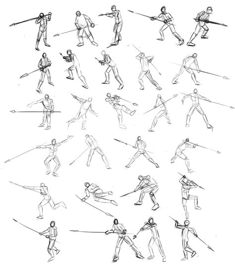 Game of Thrones Spear Poses by TimothyWilson on DeviantArt | Art poses ...