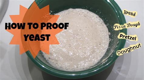 How To Proof Yeast - YouTube