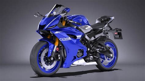 Yamaha YZF R6 2018 - 3D Model by SQUIR