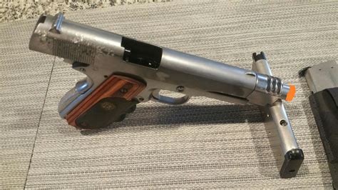 SOLD Very Rare WE-Tech Hitman Silverballer 1911 Full Metal Blowback ...