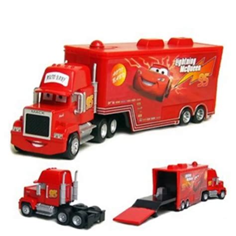 Cars 2 Mack Truck No.95 McqueenIN 1:55 Diecast Metal Model Toy ...