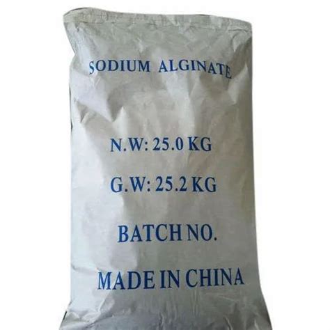 Sodium Alginate Powder, 25Kg at Rs 300/kg in New Delhi | ID: 10808725788