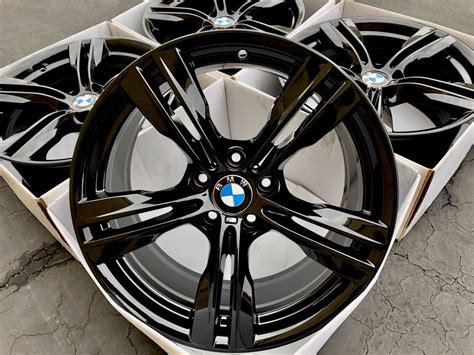 19″ BMW X5 467 M SPORT BLACK FACTORY OEM RIMS 19×9 860043 FITS 2007 ...