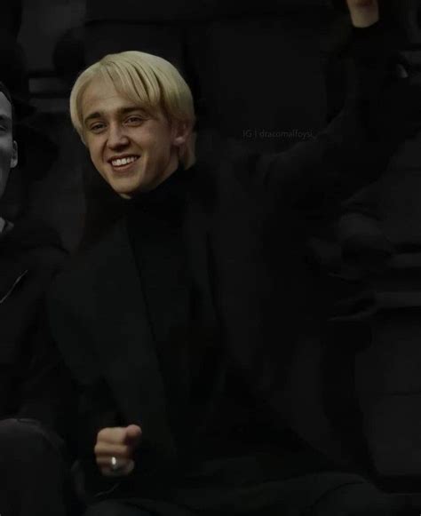 Draco Malfoy in his iconic black suit in 2021 | Malfoy, Tom felton ...