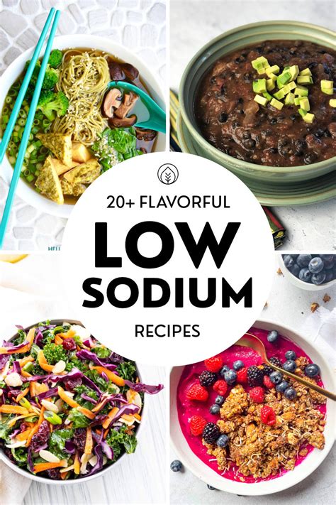 20+ Flavorful Low-Sodium Recipes (Vegan) – Nutriciously