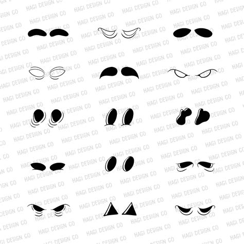 Ghost Eyes Clip Art