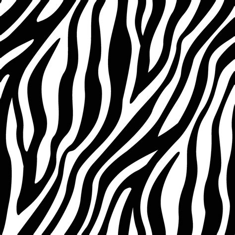 Zebra Stripes Seamless Pattern Background Animal Skin Lines Print ...