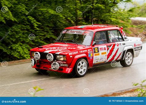 Lada on Miskolc Rally Hungary Editorial Stock Image - Image of rally ...