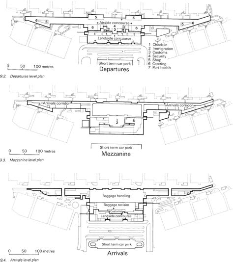 Existing International Airport Layouts | Airport design, Airport map ...