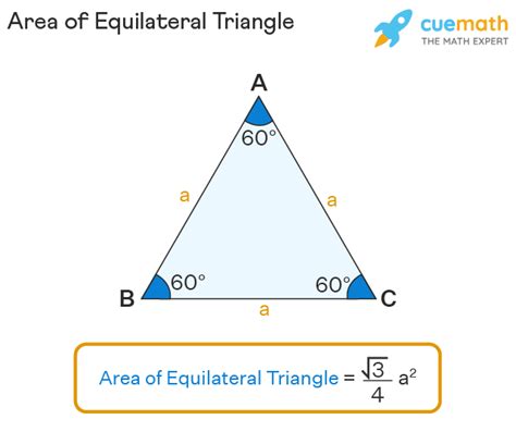 Area of an Equilateral Triangle - Formula, Derivation, Examples (2022)