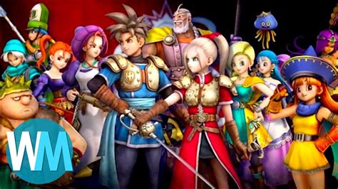 Top 10 Greatest Dragon Quest Characters - YouTube