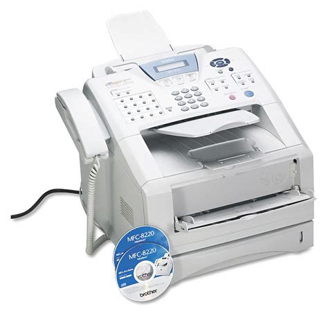 BROTHER Laser Printer: Fax/Copier/Printer/Scanner, Black/White, 21 SPM ...