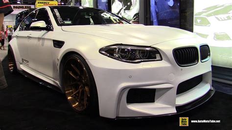 2015 BMW M5 Customized at Magnaflow Stand SEMA 2016 - Walkaround - YouTube