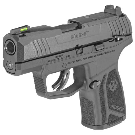 Ruger MAX-9 9mm with Manual Safety Optics Ready 10 Round · DK Firearms