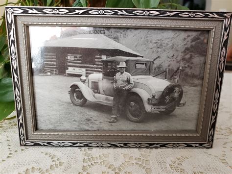 Charming Black & White Photo of 1930's Car in a Vintage - Etsy