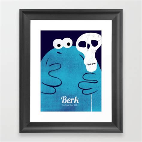 Berk - The Trap Door Framed Art Print by Farnell | Society6