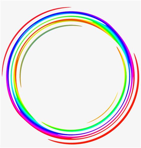 Round Frames Frame Border Borders Colorful Rainbow - Circle - Free ...