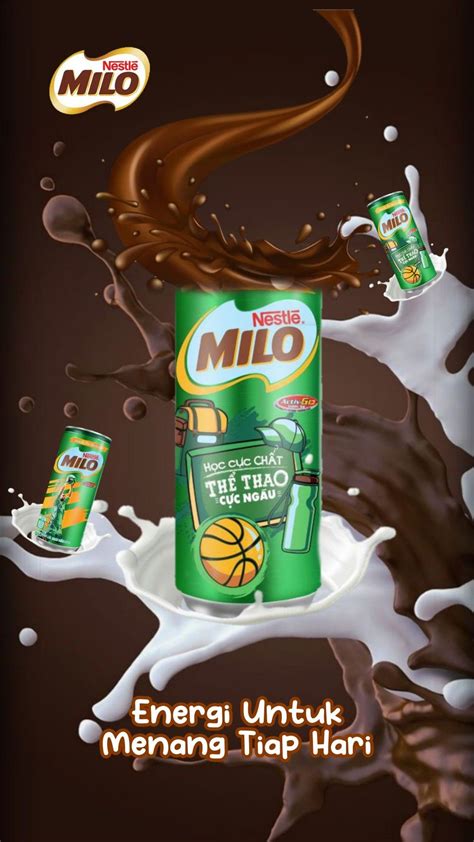 Desain iklan | Food template, Milk brands, Creative advertising design