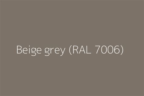 Beige grey (RAL 7006) Color HEX code