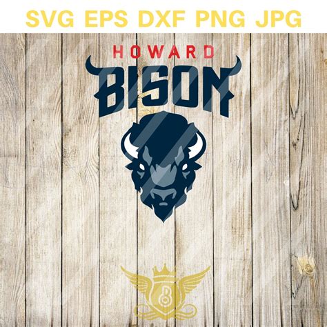 Howard University SVG, Bison Svg, Logo, Instant Download Eps, Png, Svg ...