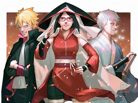 1000x3000 Boruto, Mitsuki and Sarada Boruto 1000x3000 Resolution ...