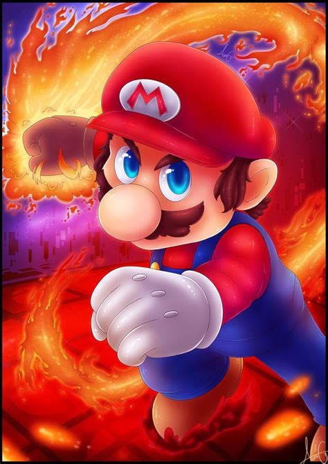 Mario [Super Smash Bros. Ultimate] by Mia 'AuraGoddess' | Mario bros ...