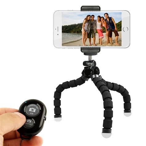 KobraTech Cell Phone Tripod Stand - Flexible Tripod for iPhone or ...