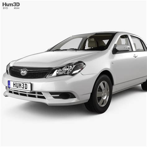 BYD F3 with HQ interior 2014 3D model - Vehicles on Hum3D