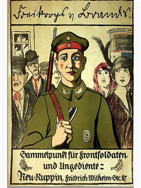 "Freikorps 1919 Baltic German recruiting poster" Poster for Sale by ...