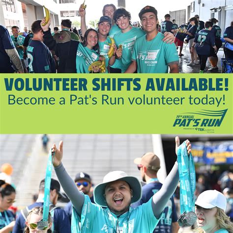 It's Volunteer Appreciation Month – Here's How to Become a Pat's Run ...