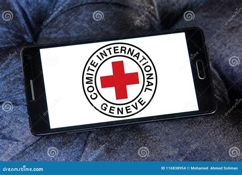 The International Committee of the Red Cross ICRC Logo Editorial Stock ...