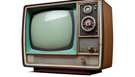 Old Retro vintage TV on Transparent background png 21027241 PNG