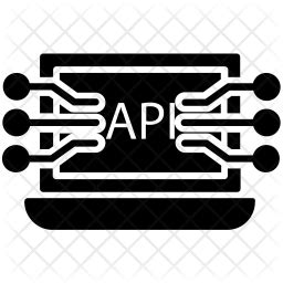 API Integration Icon - Download in Glyph Style