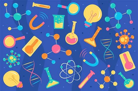 Hand drawn science background | Free Vector