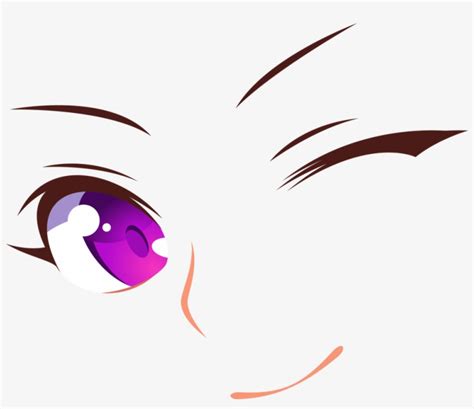 Anime Girl Eyes Png - Anime Girl Eyes Wink Transparent PNG - 989x807 ...