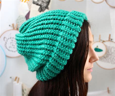 I learned how to knit a hat last year - I can't believe I'm just now ...