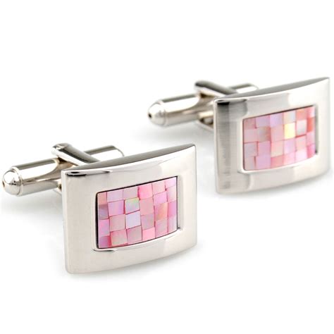 Free shipping Designer cufflinks for men rectangle shell cuff links on ...