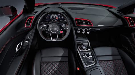 Audi R8 V10 RWD Spyder 2019 4K Interior Wallpaper | HD Car Wallpapers ...