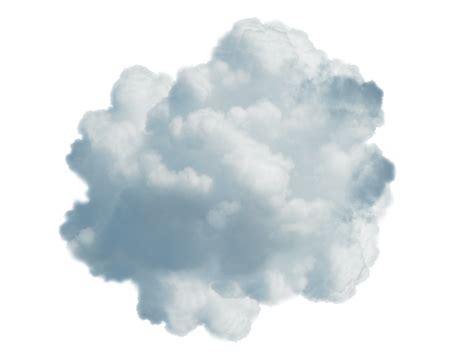 Blue Cloud PNG Transparent (Isolated-Objects) | Textures for Photoshop