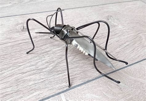 Metal Sculpture Mosquito. Mosquito Statuette. Mosquito Spark - Etsy