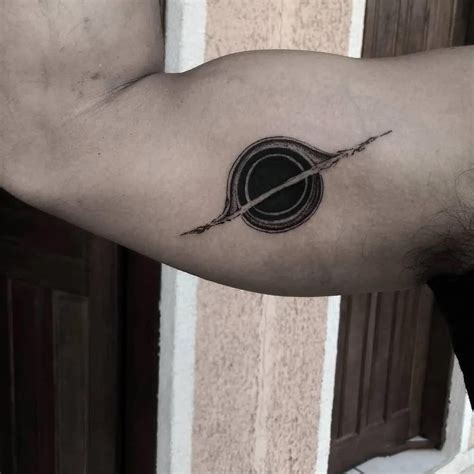 Black Hole Tattoo in 2021 | Black hole tattoo, Space tattoo, Science ...