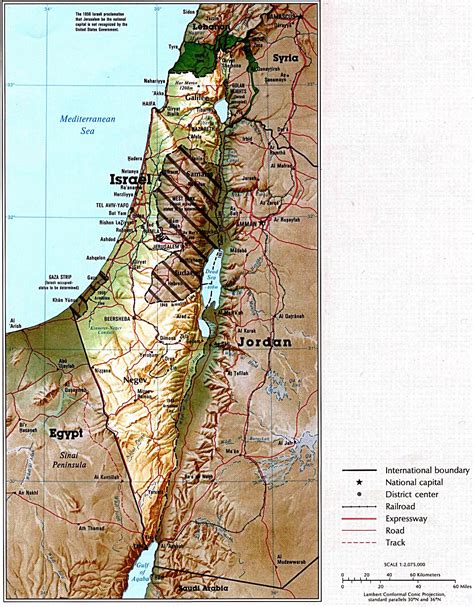 Mapas Imprimidos de Israel con Posibilidad de Descargar